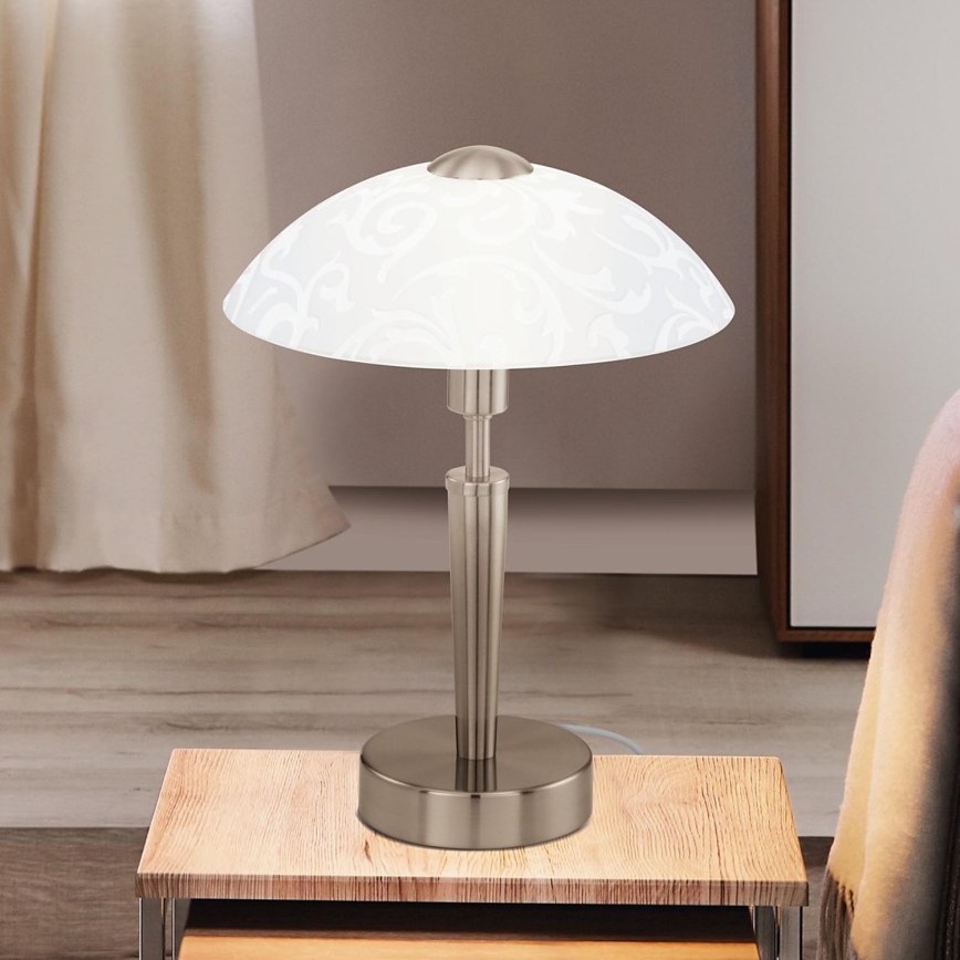 Eglo - Stmievateľná stolná lampa 1xE14/60W/230V