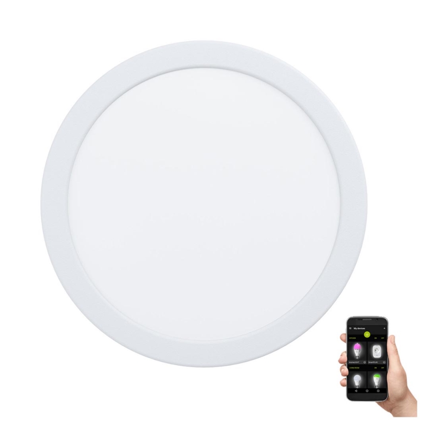 Eglo - Stmievateľné LED kúpeľňové podhľadové svietidlo LED/16,5W/230V IP44 ZigBee pr. 21,6 cm