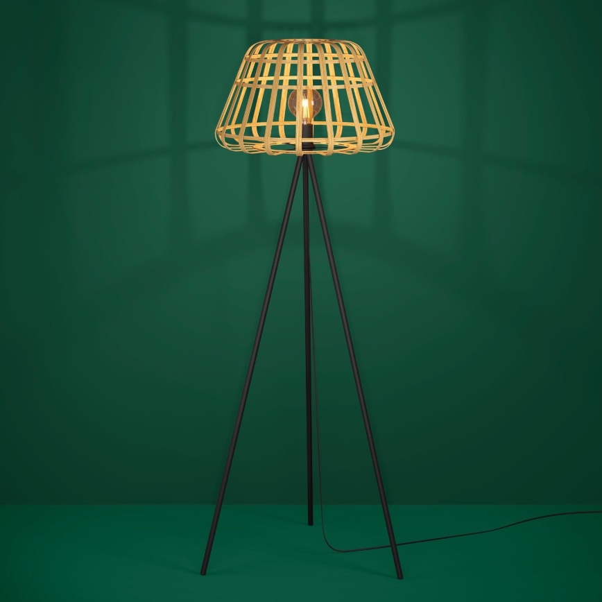 Eglo - Stojacia lampa 1xE27/40W/230V bambus