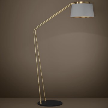 Eglo - Stojacia lampa 1xE27/40W/230V šedá/zlatá