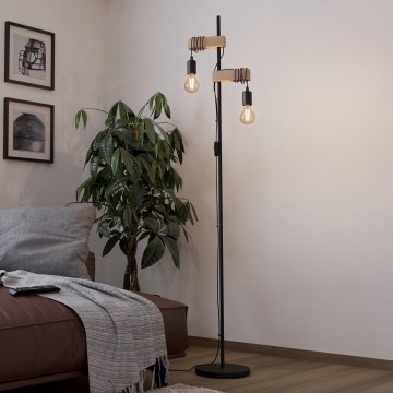 Eglo - Stojacia lampa TOWNSHEND 2xE27/10W/230V