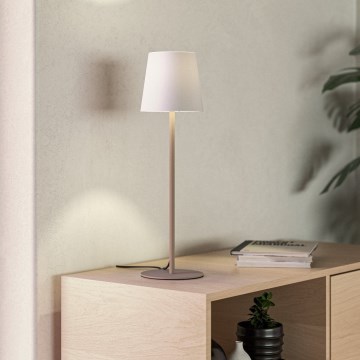 Eglo - Stolná lampa 1xE14/40W/230V krémová/biela