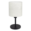 Eglo - Stolná lampa 1xE14/40W/230V krémová/čierna
