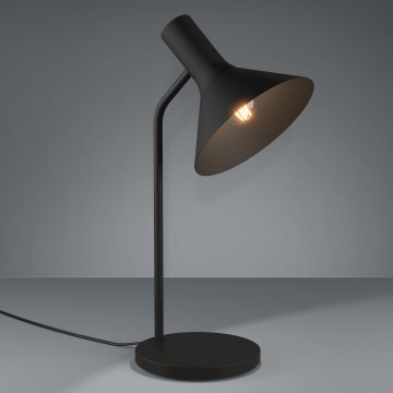 Eglo - Stolná lampa 1xE27/28W/230V čierna
