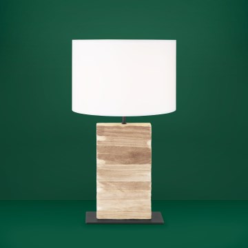Eglo - Stolná lampa 1xE27/40W/230V 62,5 cm hnedá