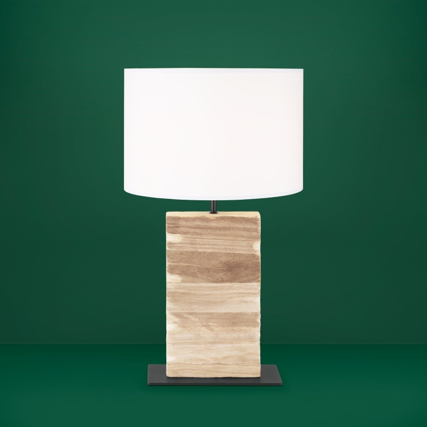 Eglo - Stolná lampa 1xE27/40W/230V 62,5 cm hnedá