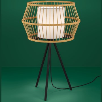 Eglo - Stolná lampa 1xE27/40W/230V bambus