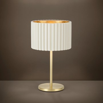 Eglo - Stolná lampa 1xE27/40W/230V biela