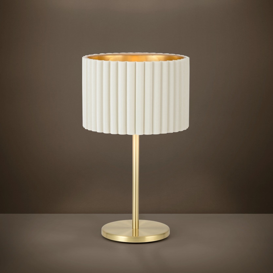 Eglo - Stolná lampa 1xE27/40W/230V biela