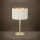 Eglo - Stolná lampa 1xE27/40W/230V biela