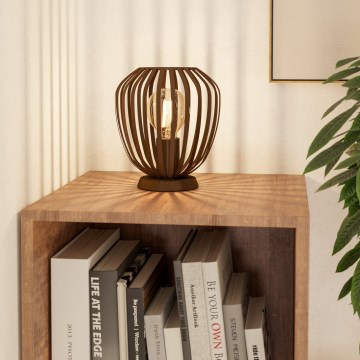 Eglo - Stolná lampa 1xE27/40W/230V bronzová