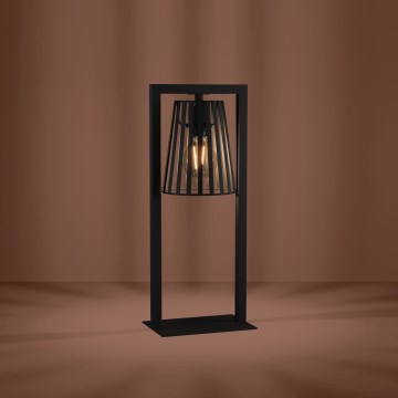 Eglo - Stolná lampa 1xE27/40W/230V čierna