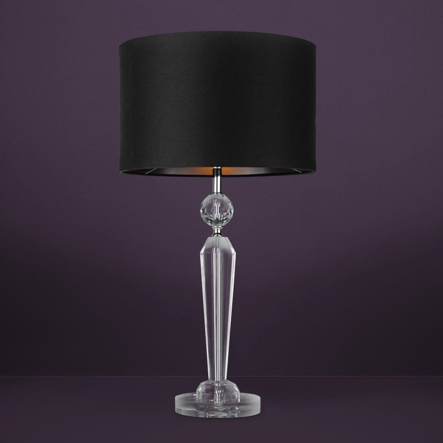 Eglo - Stolná lampa 1xE27/40W/230V čierna