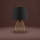 Eglo - Stolná lampa 1xE27/40W/230V čierna/zlatá
