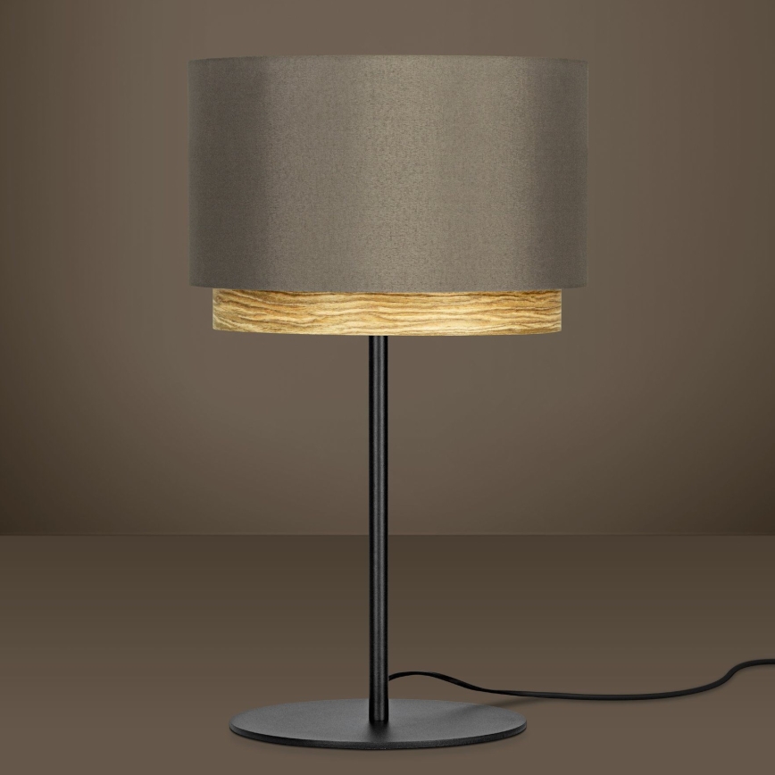 Eglo - Stolná lampa 1xE27/40W/230V hnedá
