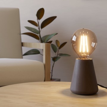 Eglo - Stolná lampa 1xE27/40W/230V hnedá