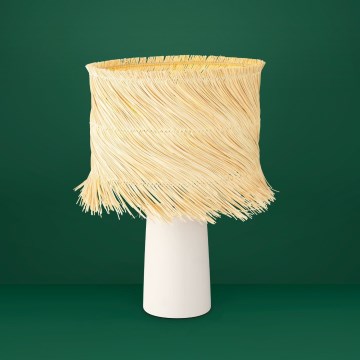 Eglo - Stolná lampa 1xE27/40W/230V ratan