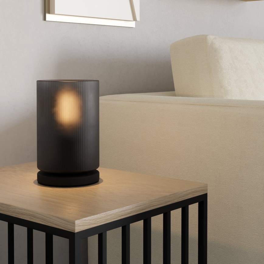 Eglo - Stolná lampa 1xE27/40W/230V šedá