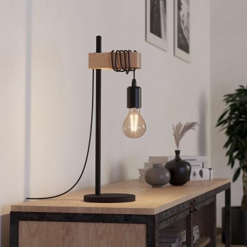Eglo - Stolná lampa TOWNSHEND 1xE27/10W/230V - FSC certifikované