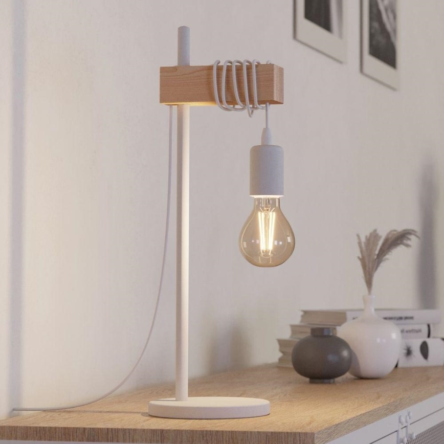 Eglo - Stolná lampa TOWNSHEND 1xE27/10W/230V