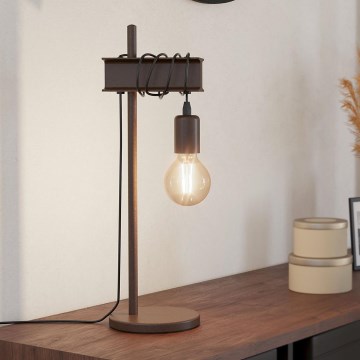 Eglo - Stolná lampa TOWNSHEND 1xE27/10W/230V