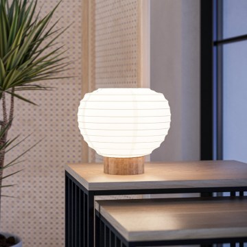 Eglo - Stolová lampa 1xE27/40W/230V biela/béžová