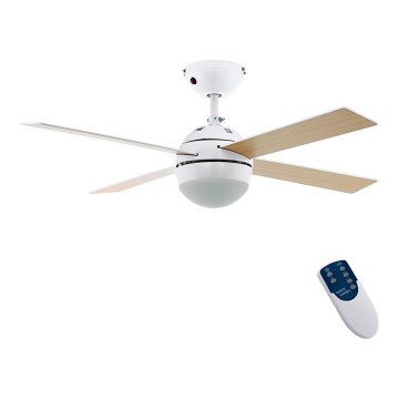 Eglo - Stropný ventilátor 1xE27/60W/230V + diaľkové ovládanie