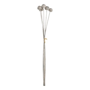 Eglo - Umelý kvet 58,5 cm strieborná