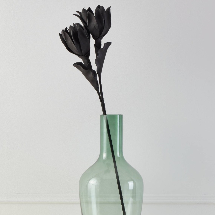 Eglo - Umelý kvet 90 cm čierna