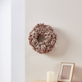 Eglo - Umelý kvetinový veniec pr. 35 cm ružová