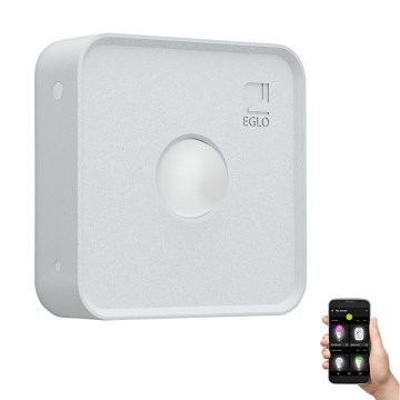 Eglo - Vonkajší pohybový senzor CONNECT SENSOR 12 m 3xAA biely IP44