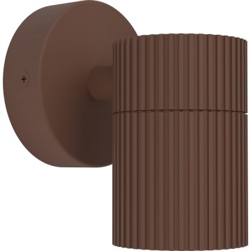 Eglo - Vonkajšie nástenné svietidlo 1xGU10/28W/230V IP44 hnedé