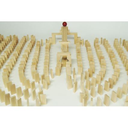 EkoToys - Drevené domino 830 ks buk