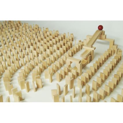 EkoToys - Drevené domino 830 ks buk