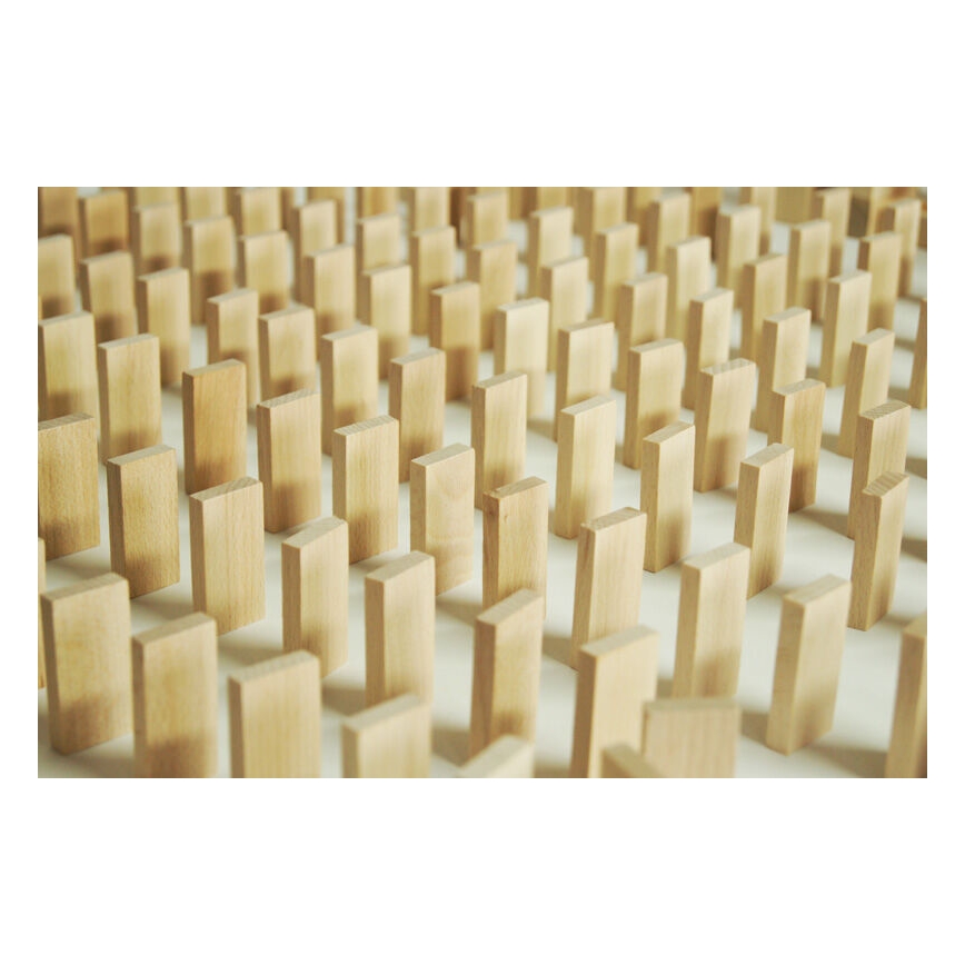 EkoToys - Drevené domino 830 ks buk