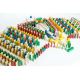 EkoToys - Drevené domino farebné 830 ks