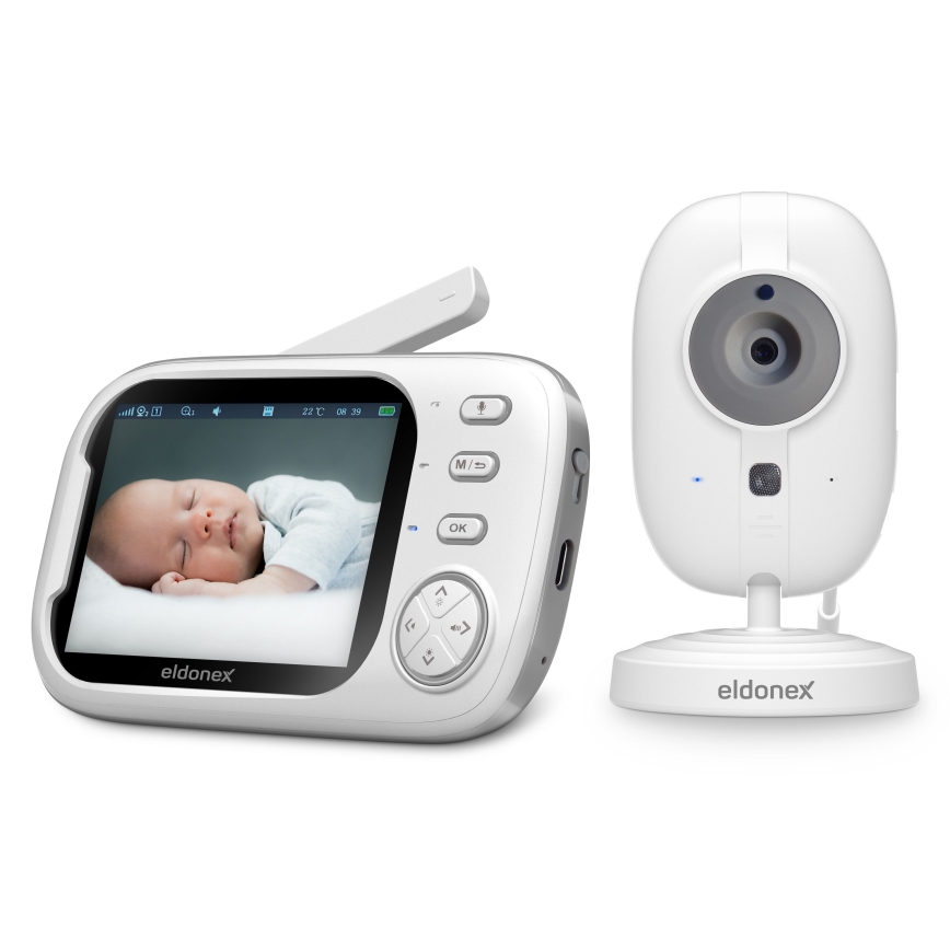 ELDONEX EBM-1010-WH - Detská pestúnka s monitorom 5V