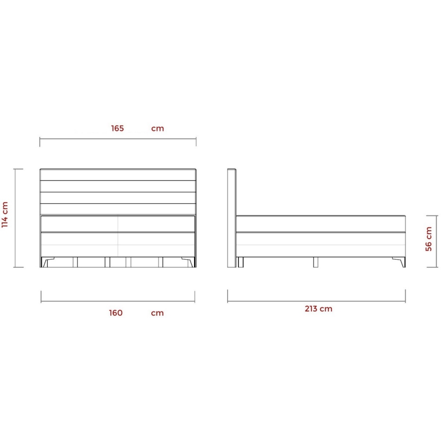 Elektrická polohovateľná čalúnená posteľ s matracmi MILA 160x200 cm sivá