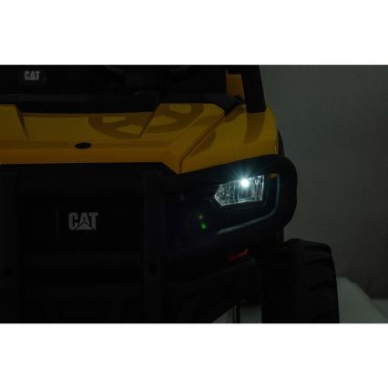 Elektrické autíčko CAT 60W/7500 mAh žltá/čierna + diaľkové ovládanie