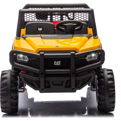 Elektrické autíčko CAT 60W/7500 mAh žltá/čierna + diaľkové ovládanie