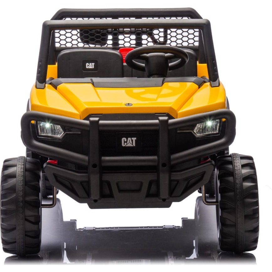 Elektrické autíčko CAT 60W/7500 mAh žltá/čierna + diaľkové ovládanie