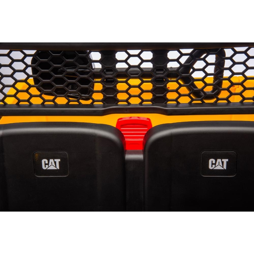Elektrické autíčko CAT 60W/7500 mAh žltá/čierna + diaľkové ovládanie
