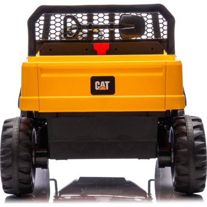Elektrické autíčko CAT 60W/7500 mAh žltá/čierna + diaľkové ovládanie