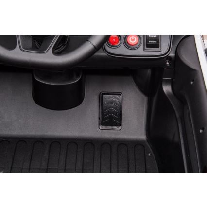 Elektrické autíčko Dodge Challenger Polícia 50W/4500 mAh  čierna/biela