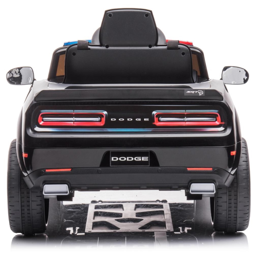 Elektrické autíčko Dodge Challenger Polícia 50W/4500 mAh čierna/biela