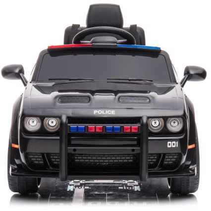Elektrické autíčko Dodge Challenger Polícia 50W/4500 mAh čierna/biela