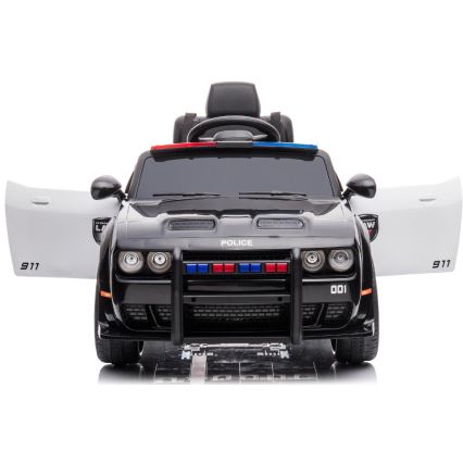 Elektrické autíčko Dodge Challenger Polícia 50W/4500 mAh čierna/biela