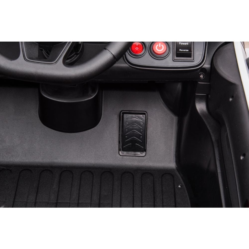 Elektrické autíčko Dodge Challenger Polícia 50W/4500 mAh čierna/biela