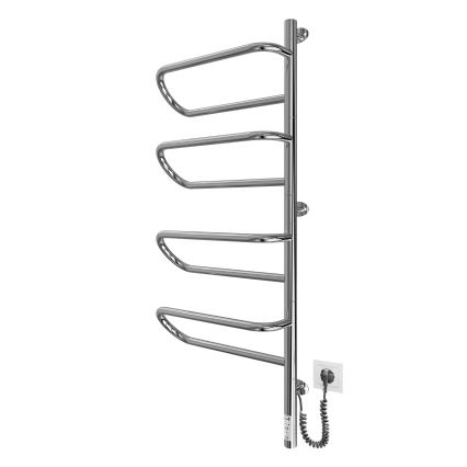 Elektrický otočný sušiak na uteráky ELECTRA 120W/230V 100x44,5 cm nerez/chróm pravostranný
