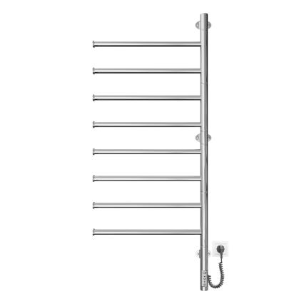 Elektrický otočný sušiak na uteráky VEER 95 W/230 V 100x44,5 cm nerez/lesklý chróm